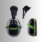 uvex K1H Helmet earmuffs | HandHelmet-Hands Free Safety Tool
