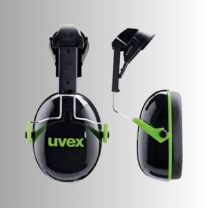 uvex K1H Helmet earmuffs | HandHelmet-Hands Free Safety Tool