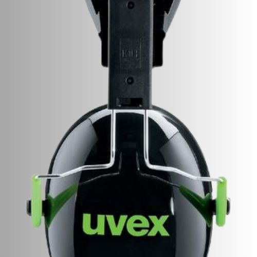 uvex K1H Helmet earmuffs | HandHelmet-Hands Free Safety Tool