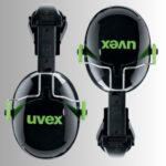 uvex K1H Helmet earmuffs | HandHelmet-Hands Free Safety Tool